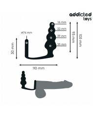 ADDICTED TOYS - PLUG ANAL AVEC ANNEAU MODÈLE 5