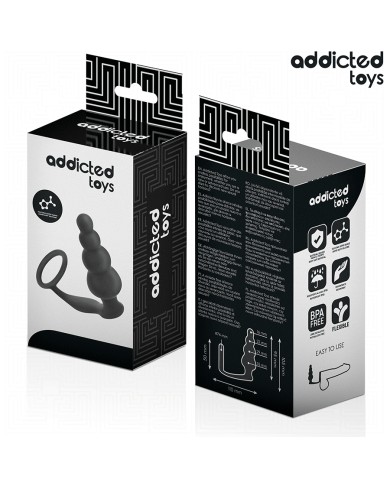 ADDICTED TOYS - PLUG ANAL AVEC ANNEAU MODÈLE 5