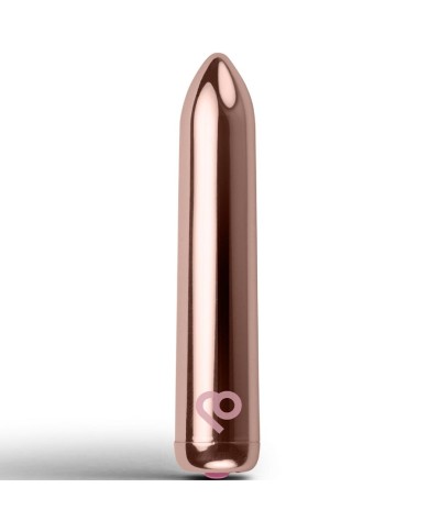 ROCKS-OFF - BALLE VIBRANTE RECHARGEABLE ROSE DORÉE