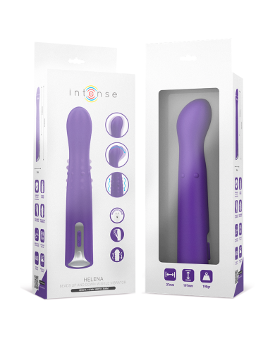 INTENSE - VIBRATEUR HELENA BEADS UP & DOWN WIGGLE 13,5 CM