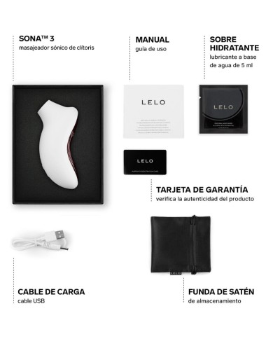 LELO - SONA 3 CRÈME DE MASSAGE CLITORAL SONIC
