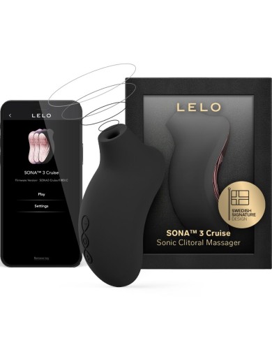 LELO - SONA 3 CRUISE MASSEUR CLITORAL SONIQUE NOIR
