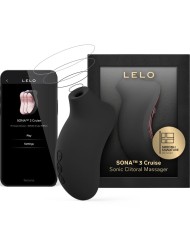 LELO - SONA 3 CRUISE MASSEUR CLITORAL SONIQUE NOIR