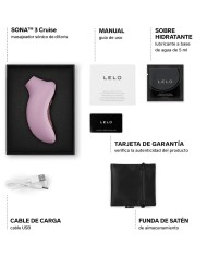 LELO - SONA 3 CRUISE MASSEUR CLITORAL SONIQUE NOIR
