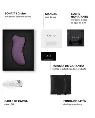 LELO - SONA 3 CRUISE MASSEUR CLITORAL SONIQUE NOIR
