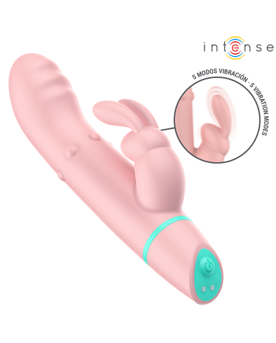 INTENSE - STIMULATEUR ALVIN RABBIT ET VIBRATEUR À ROULEMENT + OSCILLANT