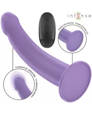 INTENSE - EDDIE VIBRATEUR 17,5 CM 10 VIBRATIONS VIOLET TÉLÉCOMMANDE