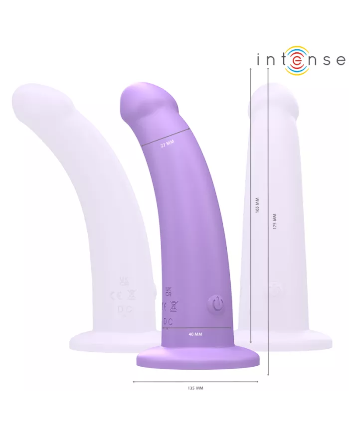 INTENSE - EDDIE VIBRATEUR 17,5 CM 10 VIBRATIONS VIOLET TÉLÉCOMMANDE