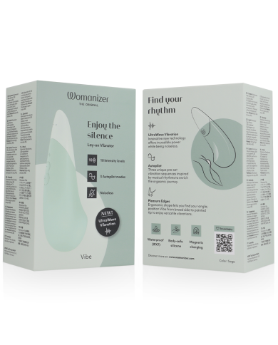 WOMANIZER - VIBROMASSEUR SILENCIEUX VIBE LAY-ON SAGE