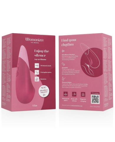 WOMANIZER - VIBRATEUR SILENCIEUX VIBE LAY-ON ROSE FOYER