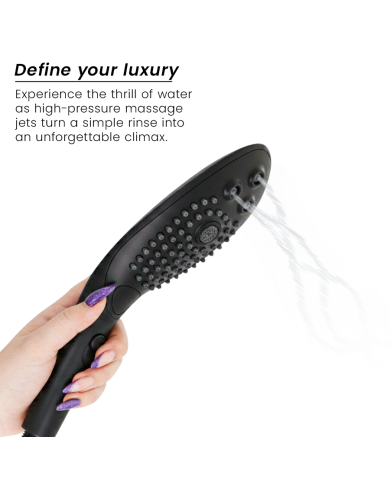 WOMANIZER - POMMEAU DE DOUCHE STIMULANT CLITORIAL WAVE NOIR