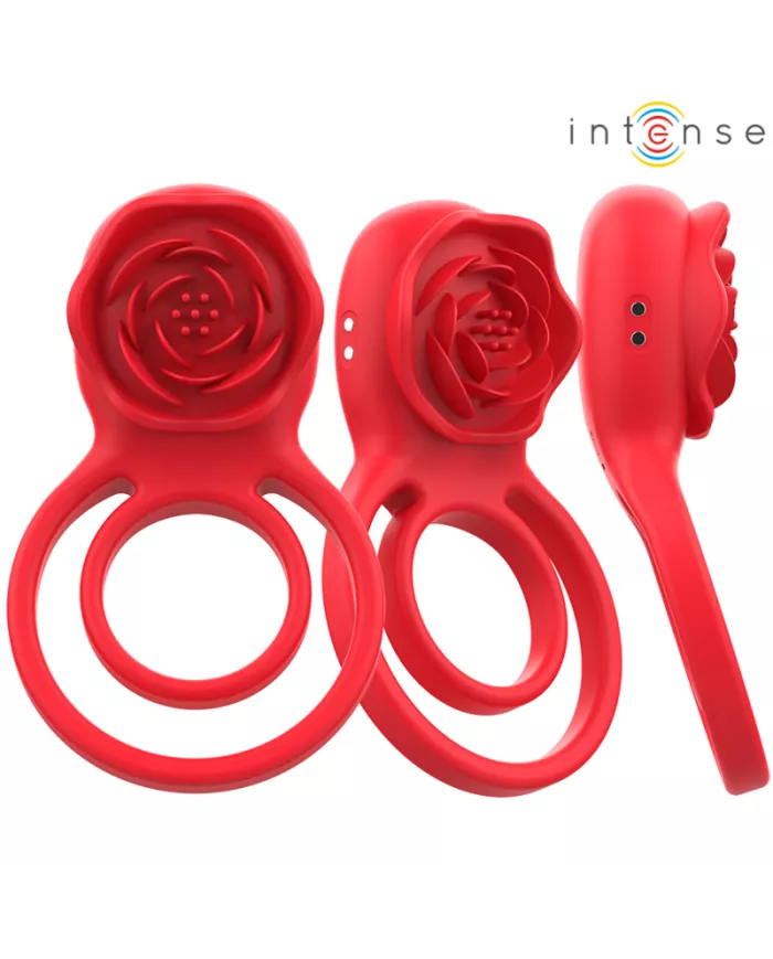 INTENSE - GAIL STIMULATEUR ROSE 10 VIBRATIONS ROUGE TELECOMMANDE