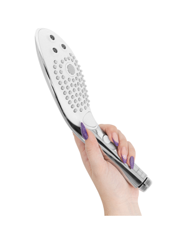 WOMANIZER - POMMEAU DE DOUCHE STIMULANT CLITORIAL WAVE CHROME
