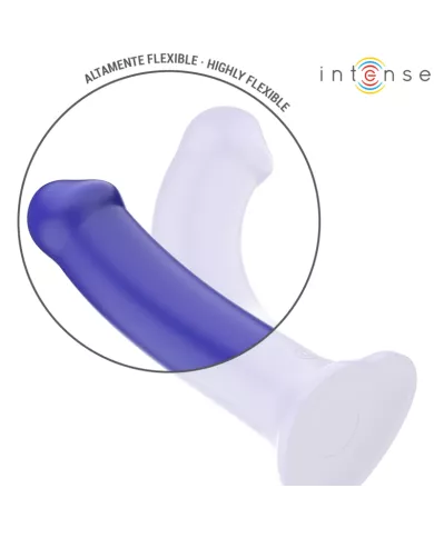 INTENSE - VICTORIA VIBRATEUR AVEC VENTOUSE 10 VIBRATIONS BLEU FONCÉ TÉLÉCOMMANDE
