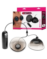 PRETTY LOVE - STIMULATEUR DE TÉTONS ROTATIF À SUCCION NOIR