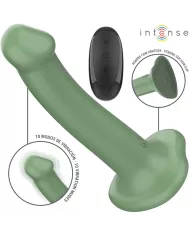 INTENSE - BECCA VIBRATEUR AVEC VENTOUSE 10 VIBRATIONS TÉLÉCOMMANDE VERTE
