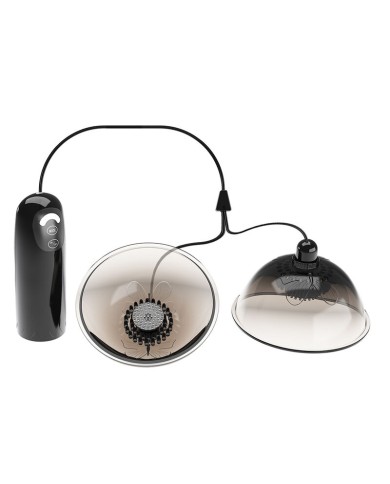 PRETTY LOVE - STIMULATEUR DE TÉTONS ROTATIF À SUCCION NOIR