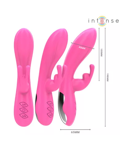 INTENSE - RANDALL VIBRATEUR RABBIT 10 VIBRATIONS ROSE