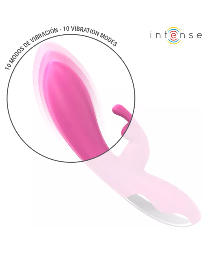 INTENSE - RANDALL VIBRATEUR RABBIT 10 VIBRATIONS ROSE