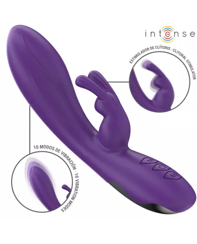 INTENSE - RANDALL VIBRATEUR RABBIT 10 VIBRATIONS VIOLET