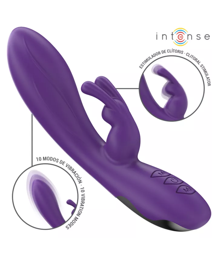 INTENSE - RANDALL VIBRATEUR RABBIT 10 VIBRATIONS VIOLET