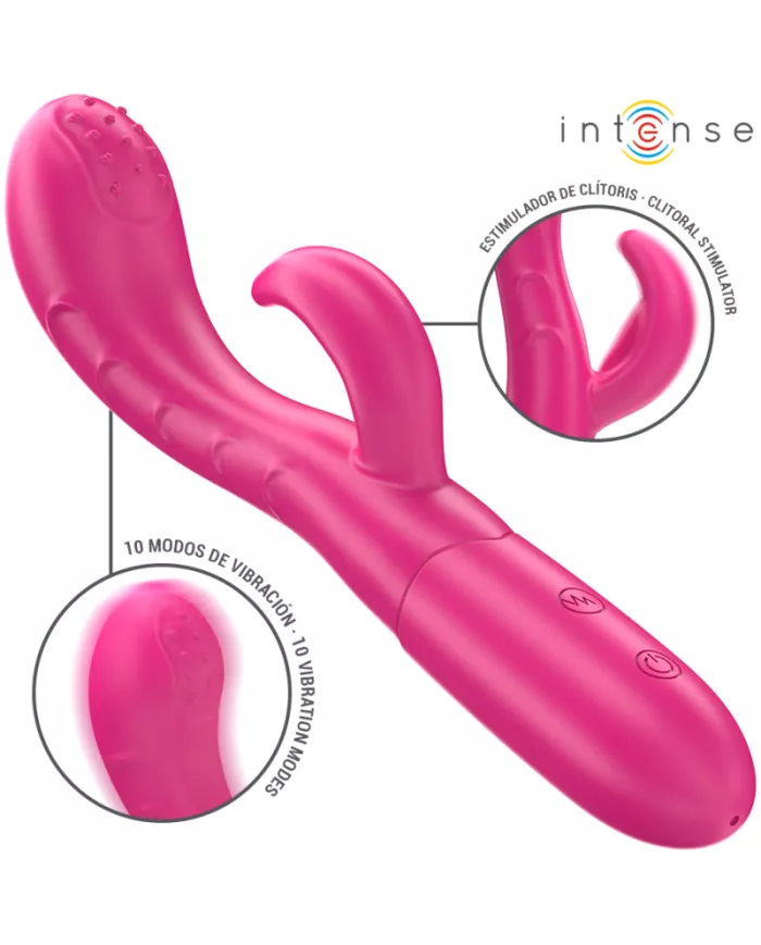 INTENSE - AMARA VIBRATEUR AVEC LANGUE STIMULANTE 10 VIBRATIONS ROSE INTENSE - AMARA VIBRATEUR AVEC LANGUE STIMULANTE 10 VIBRATIONS ROSE