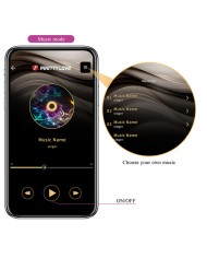 PRETTY LOVE - VIBRATEUR ŒUF À PROFONDEUR KLAY CONTRÔLÉ PAR APPLICATION VIOLET