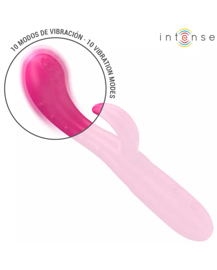INTENSE - AMARA VIBRATEUR AVEC LANGUE STIMULANTE 10 VIBRATIONS ROSE INTENSE - AMARA VIBRATEUR AVEC LANGUE STIMULANTE 10 VIBRATIONS ROSE