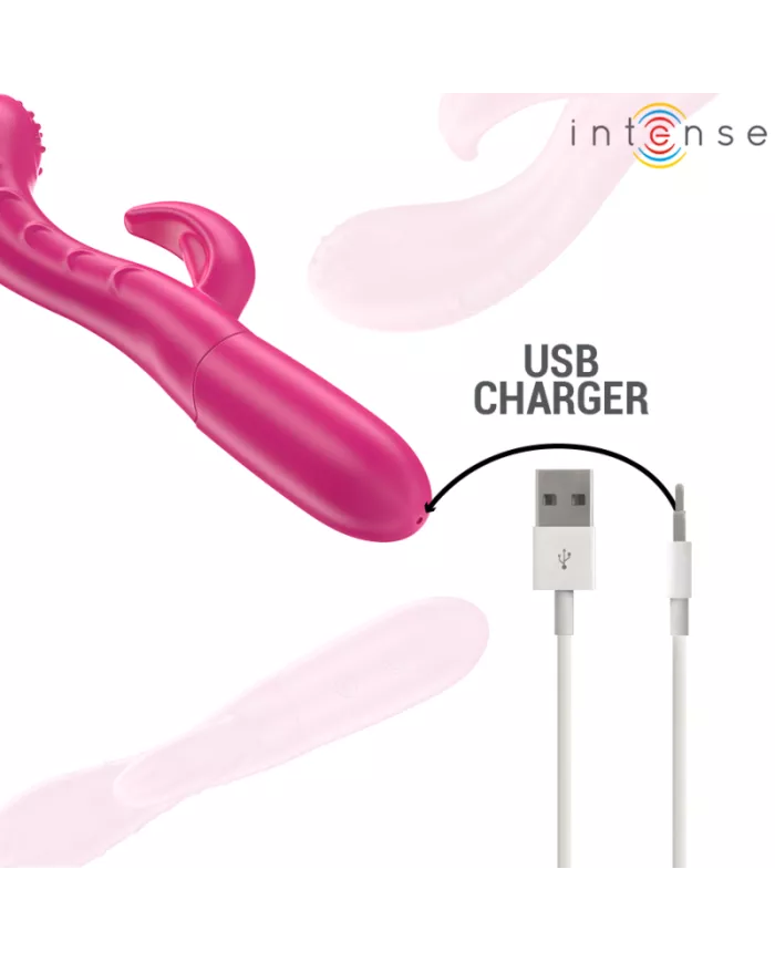 INTENSE - AMARA VIBRATEUR AVEC LANGUE STIMULANTE 10 VIBRATIONS ROSE INTENSE - AMARA VIBRATEUR AVEC LANGUE STIMULANTE 10 VIBRATIONS ROSE
