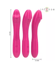 INTENSE - BELINDA VIBRATEUR 19 CM FLEXIBLE 10 VIBRATIONS ROSE INTENSE - BELINDA VIBRATEUR 19 CM FLEXIBLE 10 VIBRATIONS ROSE