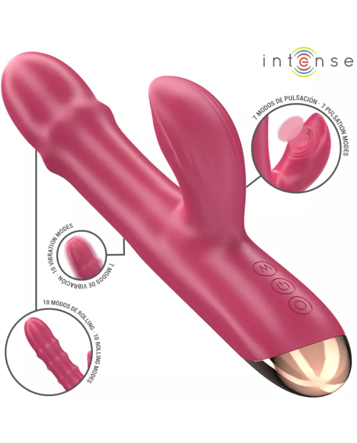 INTENSE - CHLOE VIBRATEUR MULTIFONCTION 3 EN 1 ROUGE INTENSE - CHLOE VIBRATEUR MULTIFONCTION 3 EN 1 ROUGE