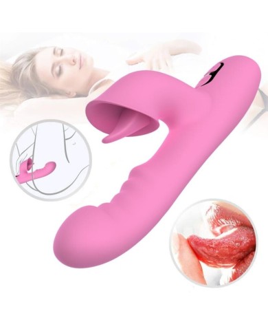 NALONE - T-MAY VIBRATEUR LAPIN MAGIC STICK ROSE