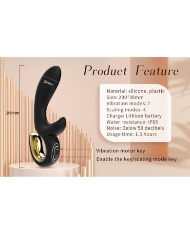 NALONE - LULU VIBRATEUR LAPIN MAGIC STICK ROSE