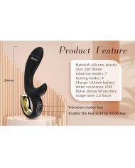 NALONE - LULU VIBRATEUR LAPIN MAGIC STICK ROSE