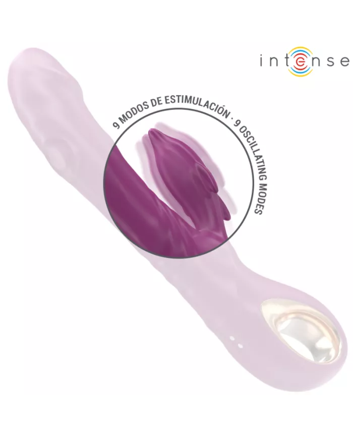 INTENSE - HALLE VIBRATEUR MULTIFONCTION AVEC LANGUE STIMULANTE DAUPHIN VIOLET INTENSE - HALLE VIBRATEUR MULTIFONCTION AVEC LANGUE STIMULANTE DAUPHIN VIOLET