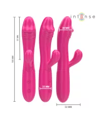 INTENSE - IVY VIBRATEUR FLEXIBLE 10 VIBRATIONS AVEC LANGUE STIMULANTE ROSE INTENSE - IVY VIBRATEUR FLEXIBLE 10 VIBRATIONS AVEC LANGUE STIMULANTE ROSE