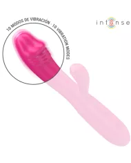 INTENSE - IVY VIBRATEUR FLEXIBLE 10 VIBRATIONS AVEC LANGUE STIMULANTE ROSE INTENSE - IVY VIBRATEUR FLEXIBLE 10 VIBRATIONS AVEC LANGUE STIMULANTE ROSE
