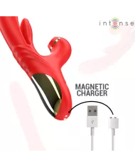 INTENSE - KAROL VIBRATEUR MULTIFONCTION POUSSÉE & STIMULATION & ONDES STIMULANTES ROUGE INTENSE - KAROL VIBRATEUR MULTIFONCTION POUSSÉE & STIMULATION & ONDES STIMULANTES ROUGE