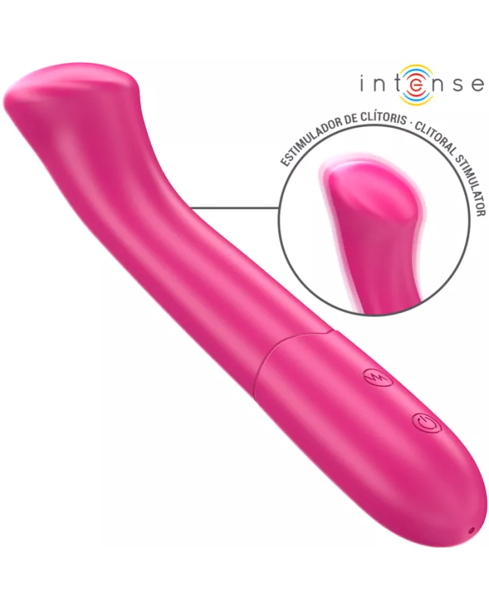 INTENSE - PATY VIBRATEUR 19 CM FLEXIBLE 10 VIBRATIONS MODÈLE 2 ROSE INTENSE - PATY VIBRATEUR 19 CM FLEXIBLE 10 VIBRATIONS MODÈLE 2 ROSE
