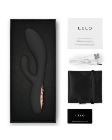 LELO - INA THRUST RABBIT VIBRATEUR À POUSSÉE NOIR