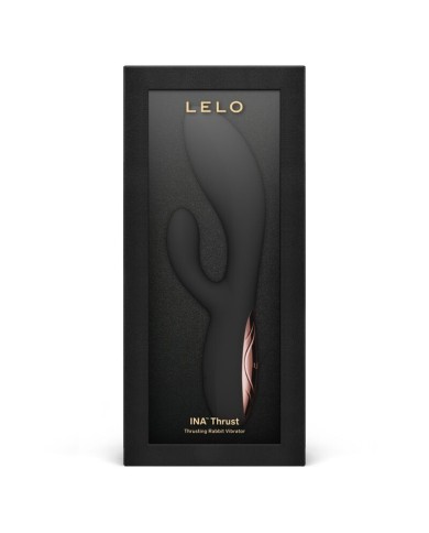 LELO - INA THRUST RABBIT VIBRATEUR À POUSSÉE NOIR