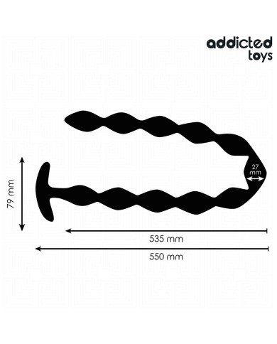 ADDICTED TOYS - PLUG ANAL EXTRA LONG