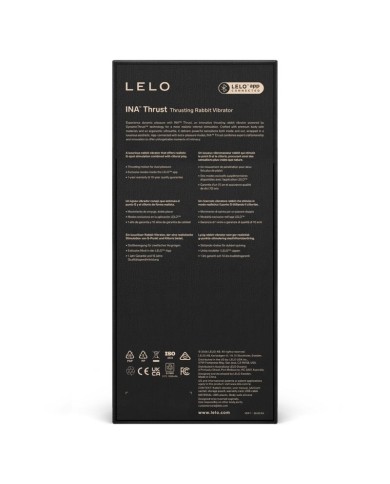 LELO - INA THRUST RABBIT VIBRATEUR À POUSSÉE NOIR