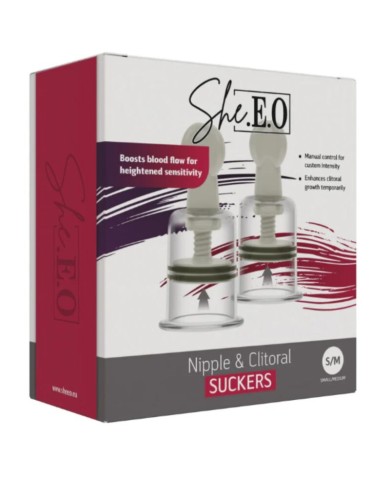 SHE.E.O - Ventouse pour mamelon et clitoris S/M