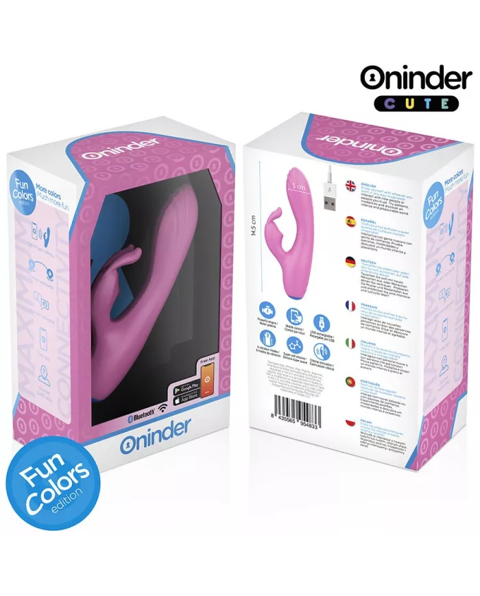 ONINDER CUTE - LOVE BUNNY VIBRATEUR POINT G CLITORIS - APPLICATION GRATUITE MONDIALE