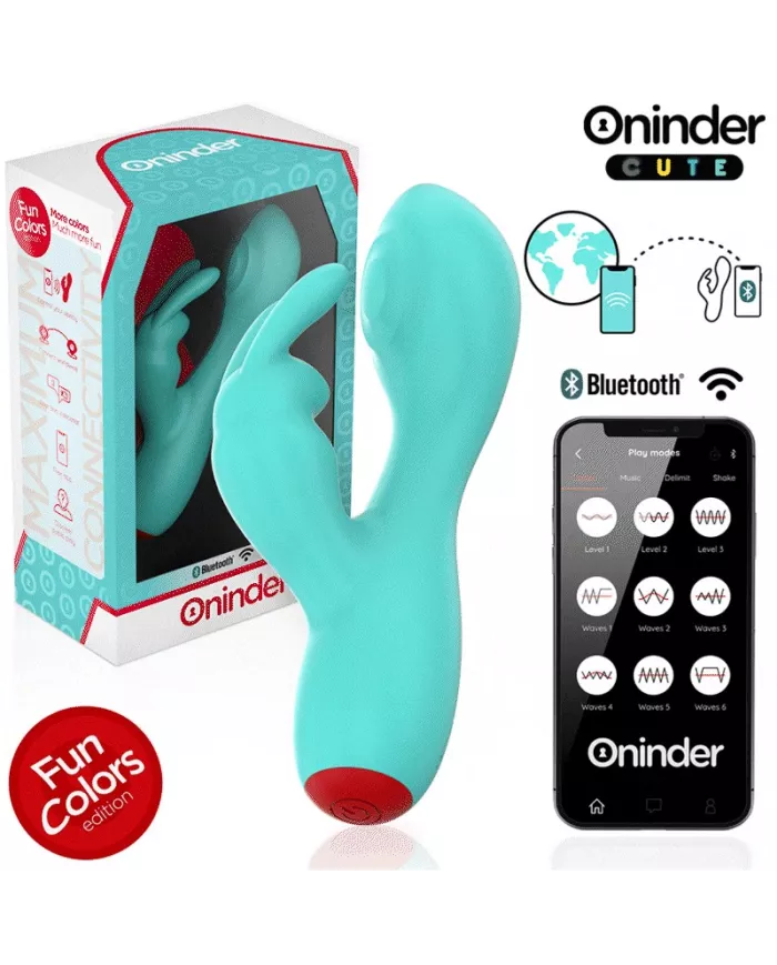 ONINDER CUTE - VIBRATEUR CLITORISÉ LOVE BUNNY G-SPOT - APPLICATION MONDIALE GRATUITE