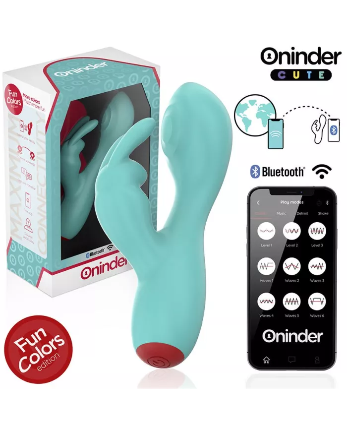 ONINDER CUTE - VIBRATEUR CLITORISÉ LOVE BUNNY G-SPOT - APPLICATION MONDIALE GRATUITE