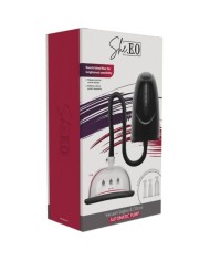 SHE.E.O - POMPE À VIDE AUTOMATIQUE POUR VAGIN ET CLITORIS NOIR