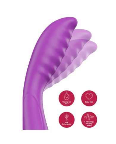 SHE.E.O - VIBRATEUR VIOLETTE À TAPOTEMENTS DU POINT G
