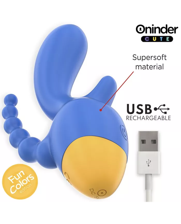 ONINDER CUTE - LOVE 3 SOME TRIPLE VIBRATEUR - APPLICATION GRATUITE DANS LE MONDE ENTIER